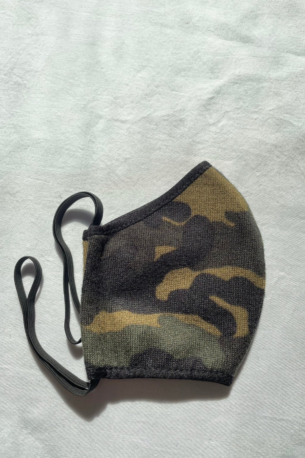 KOKOON Child Size Covid 19 Non Medical Reusable Cloth Masks in Brushed Sweater Knit Camo Print