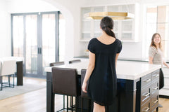 KOKOON Savoy Dress in Black Back in Kitchen